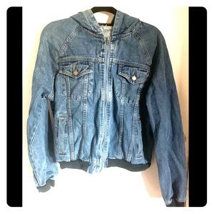 Carmar hooded denim jacket